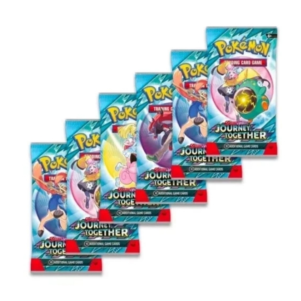 5 x Journey Together Pokemon Card Packs